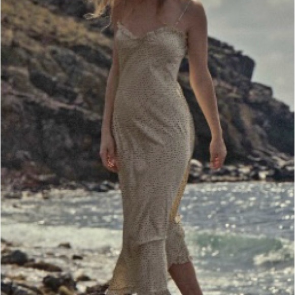 Doen Calsi Silk Slip Dress - Picture 1 of 3